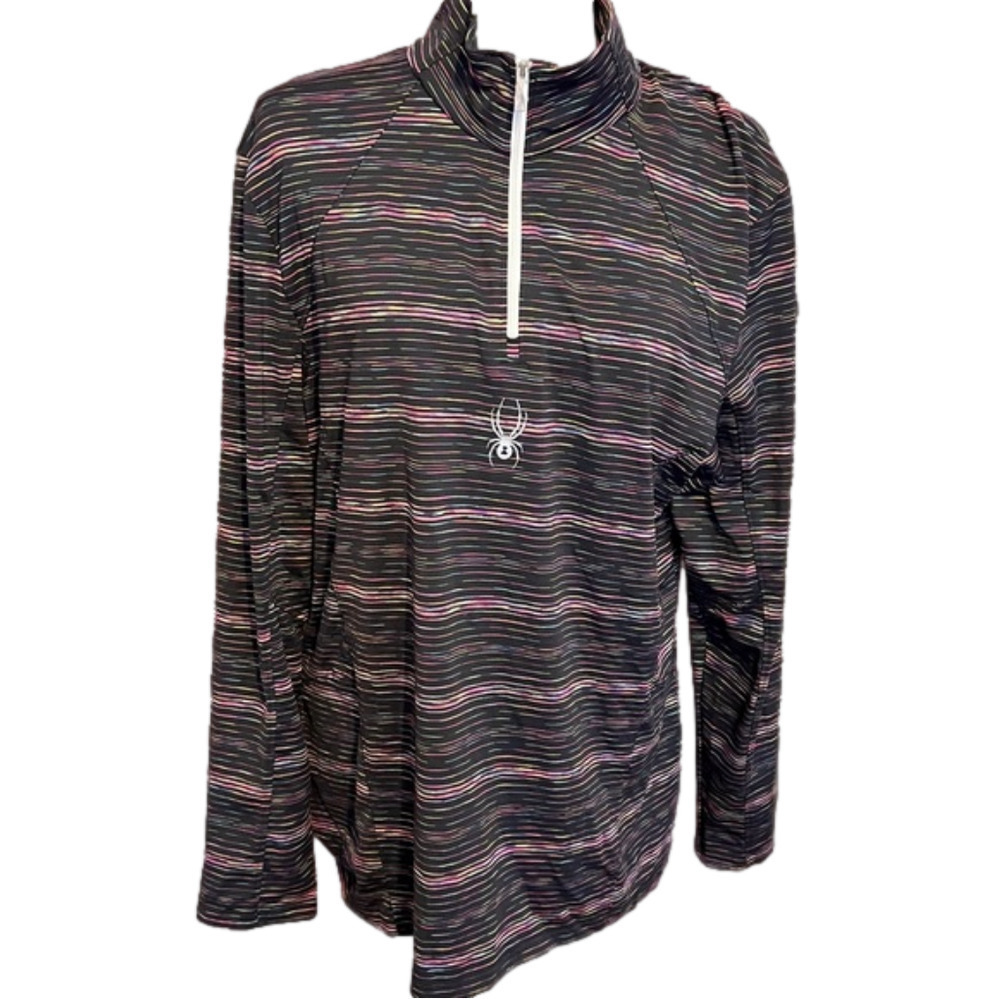 Spyder 3/4 Zipper Shirt Top XL